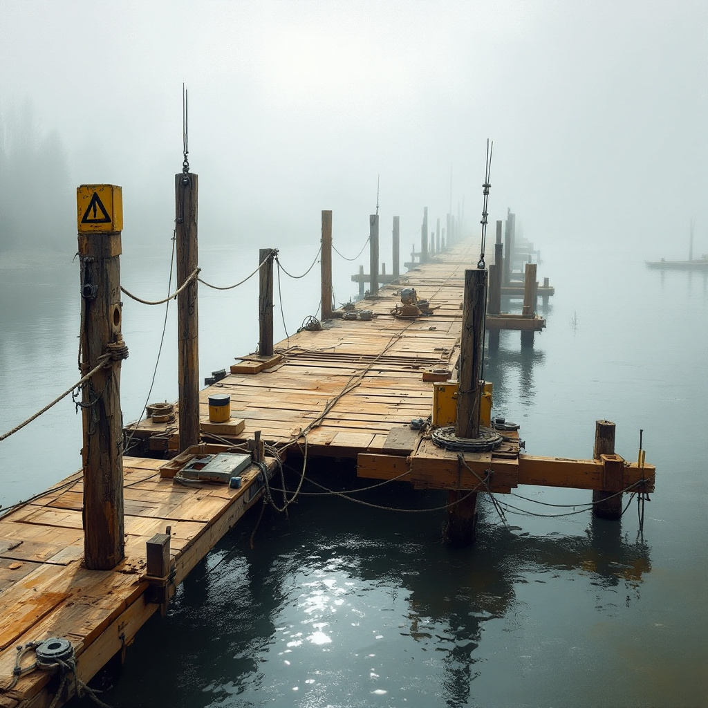Dock under construction